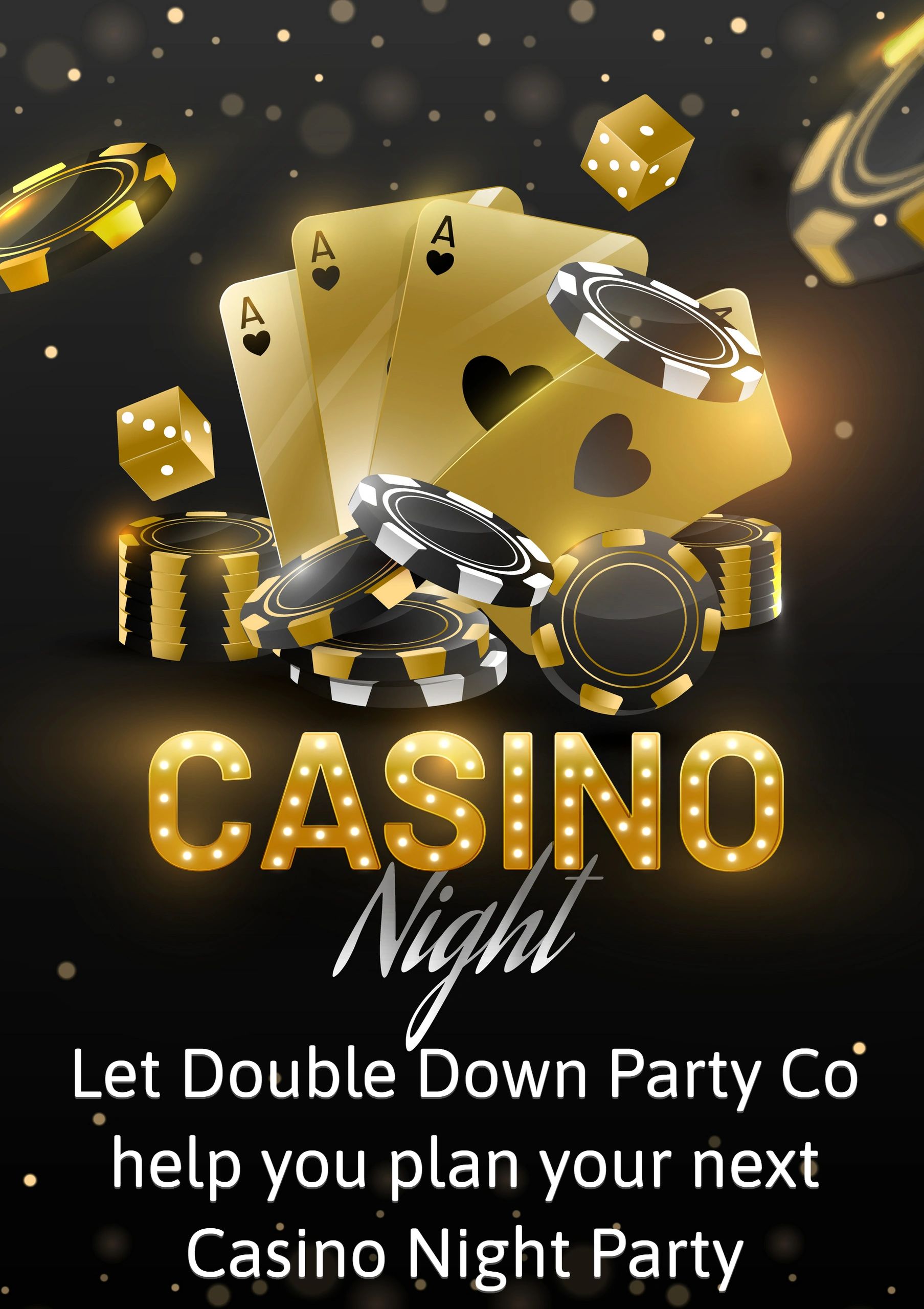 Double Down Party Co & Dealer School Casino Night Party, Double Down